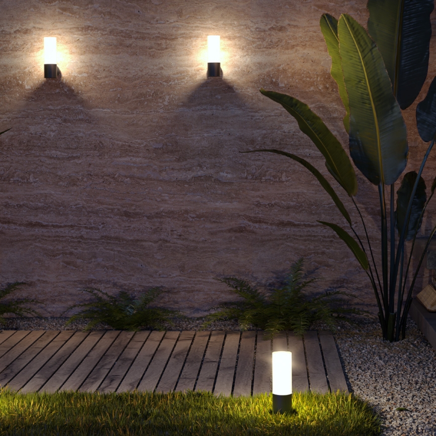 Maytoni O418FL-01GR - Outdoor lamp WILLIS 1xE27/60W/230V 30 cm IP54 anthracite