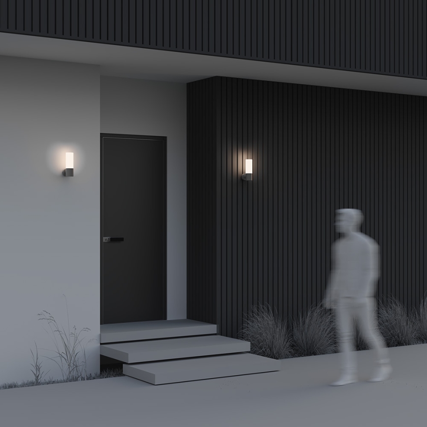 Maytoni O418WL-01GR - Outdoor wall light WILLIS 1xE27/60W/230V IP54 anthracite