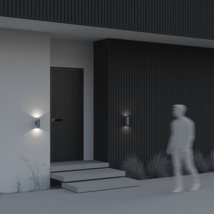 Maytoni O574WL-02GR - Outdoor wall light BOWERY 2xGU10/50W/230V IP54 anthracite