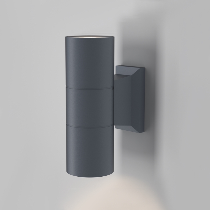 Maytoni O574WL-02GR - Outdoor wall light BOWERY 2xGU10/50W/230V IP54 anthracite