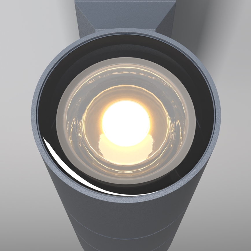 Maytoni O574WL-02GR - Outdoor wall light BOWERY 2xGU10/50W/230V IP54 anthracite