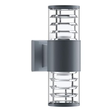 Maytoni O576WL-02GR - Outdoor wall light BRONX 2xE27/60W/230V IP54 anthracite