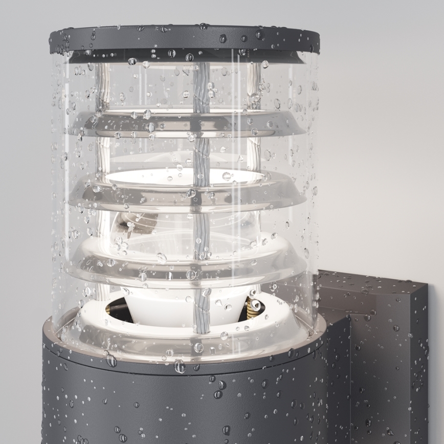 Maytoni O576WL-02GR - Outdoor wall light BRONX 2xE27/60W/230V IP54 anthracite