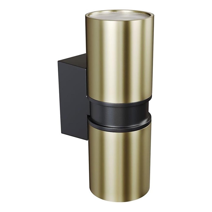 Maytoni O582WL-02BS - Outdoor wall light BOWERY 2xGU10/50W/230V IP54 brass