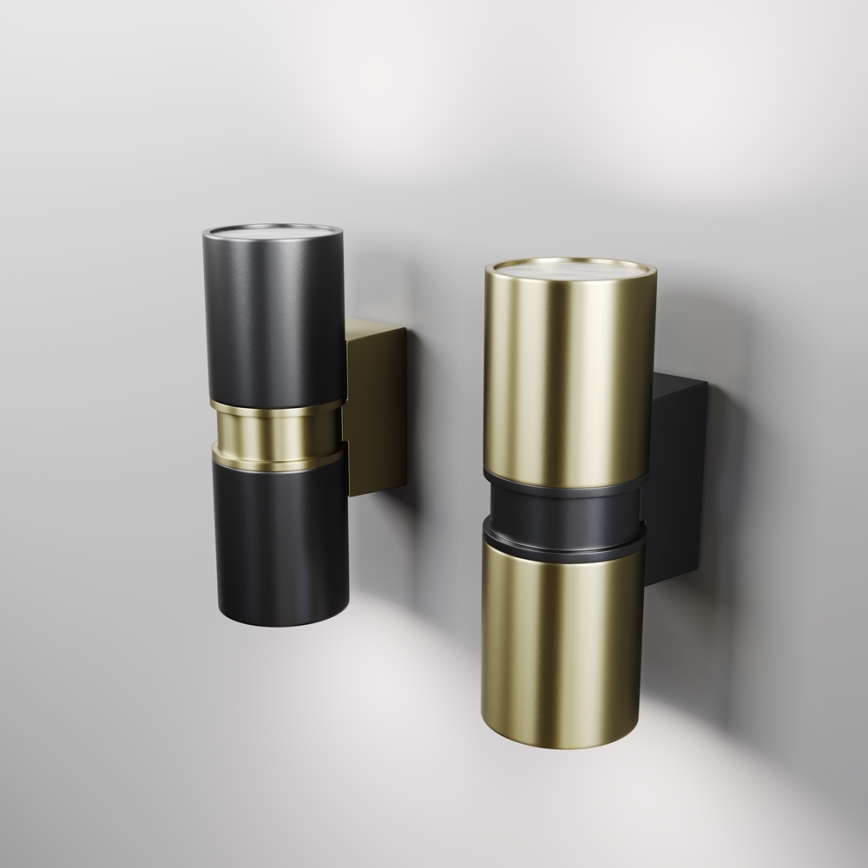 Maytoni O582WL-02BS - Outdoor wall light BOWERY 2xGU10/50W/230V IP54 brass