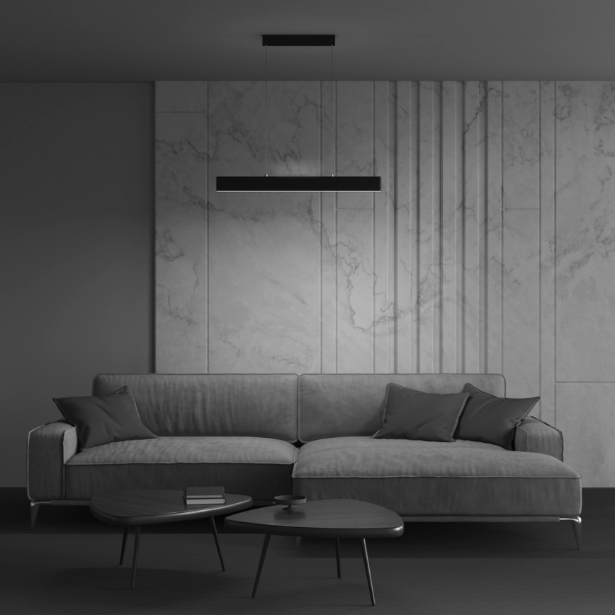 Maytoni P010PL-L23B4K - LED Chandelier on a string STEP LED/23W/230V 4000K 91 cm black