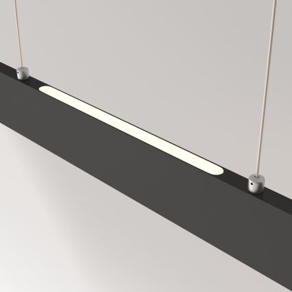 Maytoni P010PL-L30B4K - LED Chandelier on a string STEP LED/30W/230V 4000K 118,5 cm black