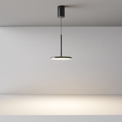 Maytoni P076PL-L12W3K-B - LED Chandelier on a string PLATO LED/12W/230V 3000K black