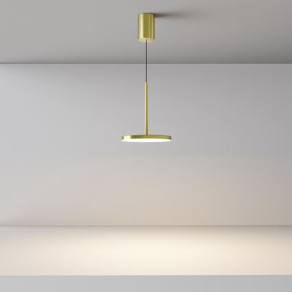 Maytoni P076PL-L12W3K-BS - LED Chandelier on a string PLATO LED/12W/230V 3000K gold