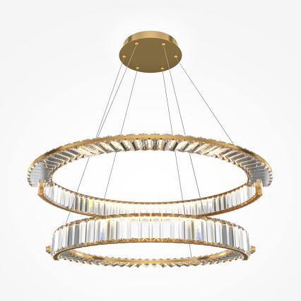 Maytoni P097PL-L90G4K - KRONE LED cable pendant LED/90W/230V CRI 90 Ø 102 cm, gold