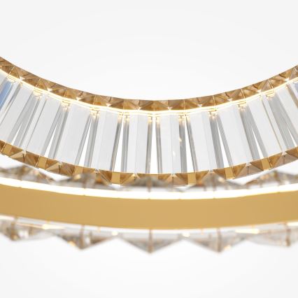 Maytoni P097PL-L90G4K - KRONE LED cable pendant LED/90W/230V CRI 90 Ø 102 cm, gold