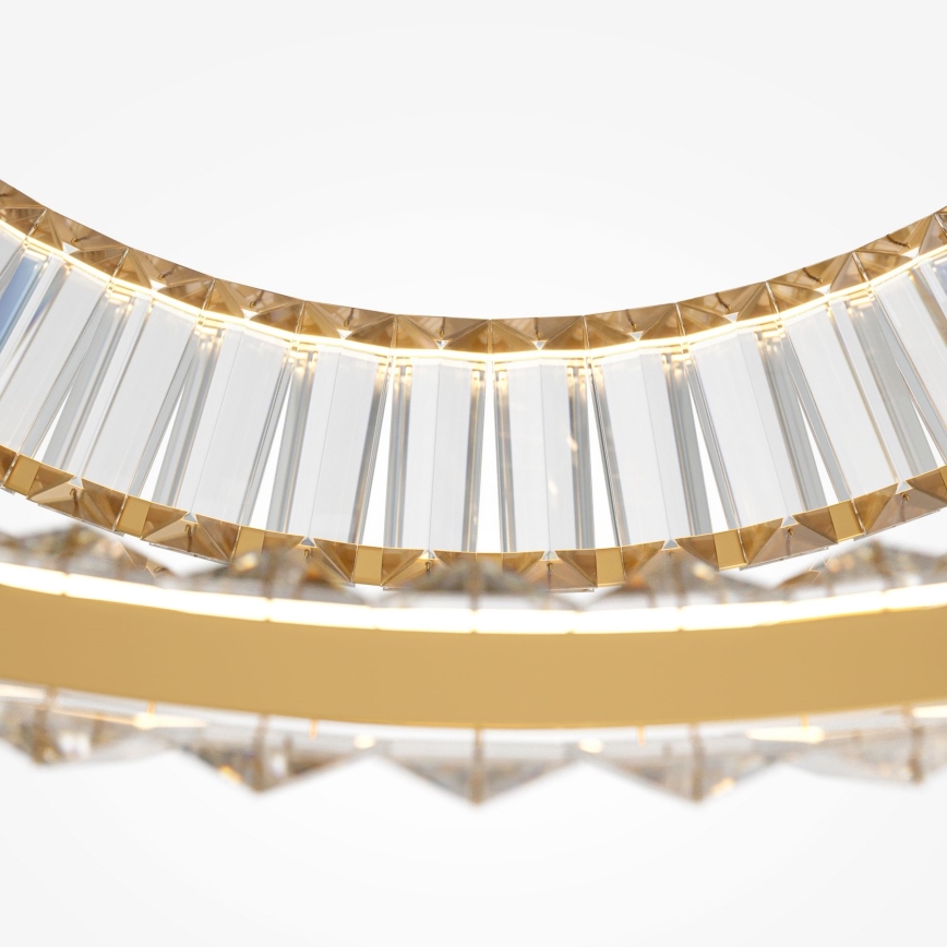 Maytoni P097PL-L90G4K - KRONE LED cable pendant LED/90W/230V CRI 90 Ø 102 cm, gold