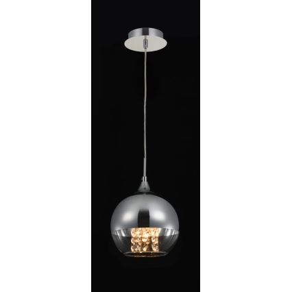 Maytoni P140-PL-110-1-N - Chandelier on a string FERMI 1xE27/60W/230V shiny chrome