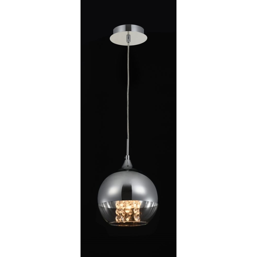 Maytoni P140-PL-110-1-N - Chandelier on a string FERMI 1xE27/60W/230V shiny chrome