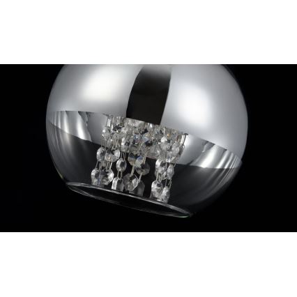 Maytoni P140-PL-110-1-N - Chandelier on a string FERMI 1xE27/60W/230V shiny chrome