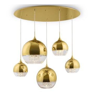 Maytoni P140-PL-170-5-G - Chandelier on a string FERMI 5xE27/60W/230V gold