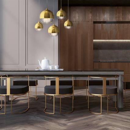 Maytoni P140-PL-170-5-G - Chandelier on a string FERMI 5xE27/60W/230V gold
