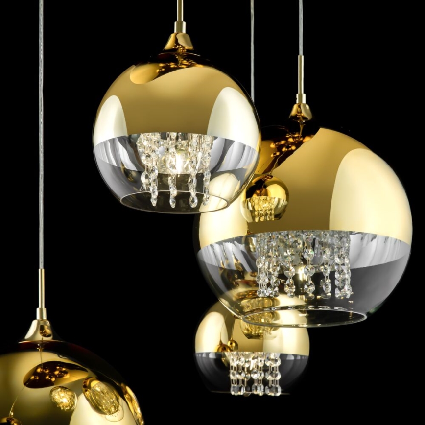 Maytoni P140-PL-170-5-G - Chandelier on a string FERMI 5xE27/60W/230V gold