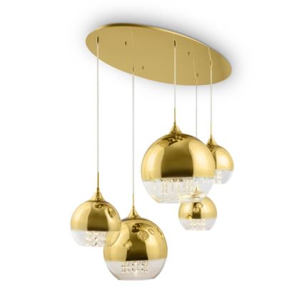 Maytoni P140-PL-170-5-G - Chandelier on a string FERMI 5xE27/60W/230V gold