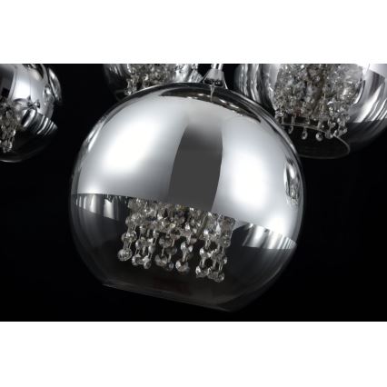Maytoni P140-PL-170-5-N - Chandelier on a string FERMI 5xE27/60W/230V shiny chrome