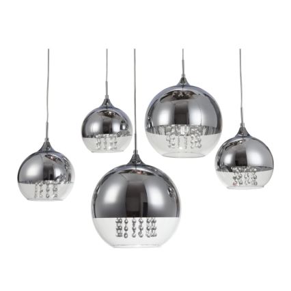 Maytoni P140-PL-170-5-N - Chandelier on a string FERMI 5xE27/60W/230V shiny chrome