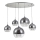 Maytoni P140-PL-170-5-N - Chandelier on a string FERMI 5xE27/60W/230V shiny chrome