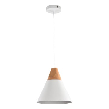 Maytoni P359-PL-01-W - Chandelier on a string BICONES 1xE27/60W/230V d. 22 cm white/beige