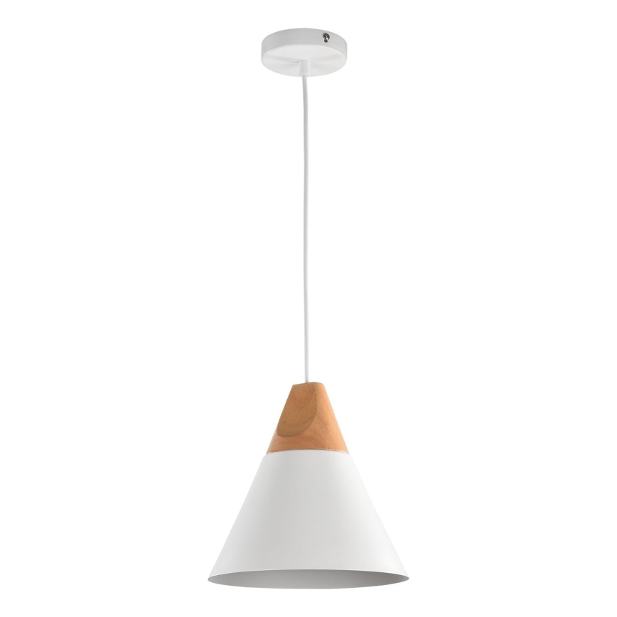 Maytoni P359-PL-01-W - Chandelier on a string BICONES 1xE27/60W/230V d. 22 cm white/beige