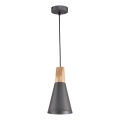 Maytoni P359-PL-140-C - Chandelier on a string BICONES 1xE27/60W/230V d. 14 cm grey/beige