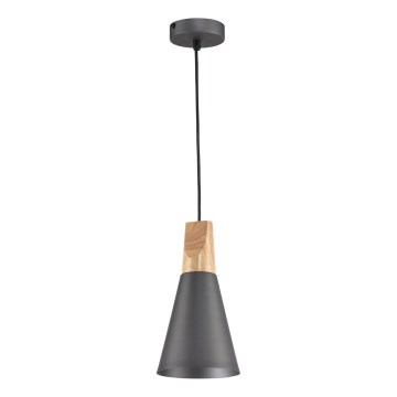 Maytoni P359-PL-140-C - Chandelier on a string BICONES 1xE27/60W/230V d. 14 cm grey/beige