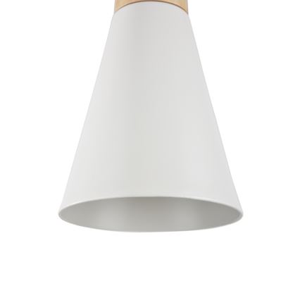 Maytoni P359-PL-140-W - Chandelier on a string BICONES 1xE27/60W/230V d. 14 cm white/beige
