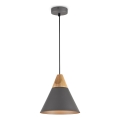 Maytoni P359-PL-220-C - Chandelier on a string BICONES 1xE27/60W/230V d. 22 cm grey/beige