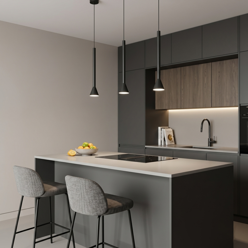 MAZZO Cable Pendant 1x GU10/8W/230V Black
