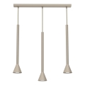 MAZZO cable pendant light 3x GU10/8W/230V, beige