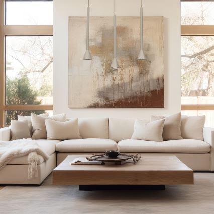 MAZZO cable pendant light 3x GU10/8W/230V, beige