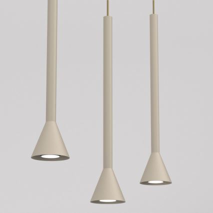 MAZZO cable pendant light 3x GU10/8W/230V, beige