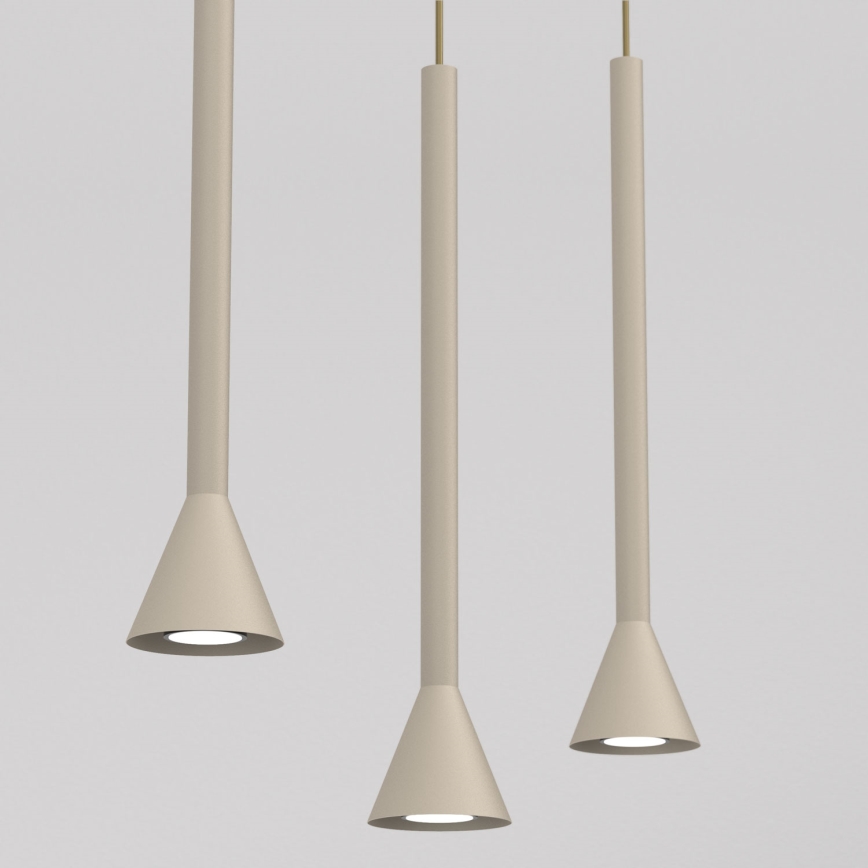 MAZZO cable pendant light 3x GU10/8W/230V, beige