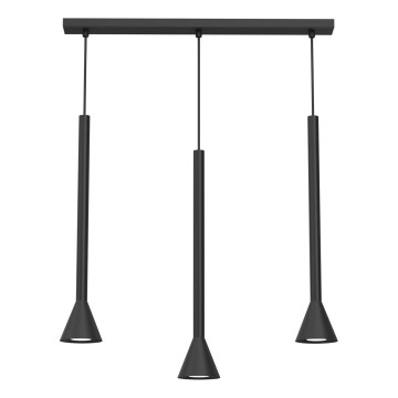 MAZZO cable pendant light 3xGU10/8W/230V black