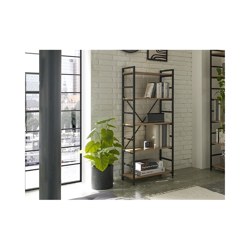 MEDDIE Oak Shelving Unit