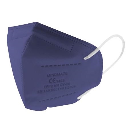 Media Sanex Respirator children's size FFP2 NR Dark blue 1pc