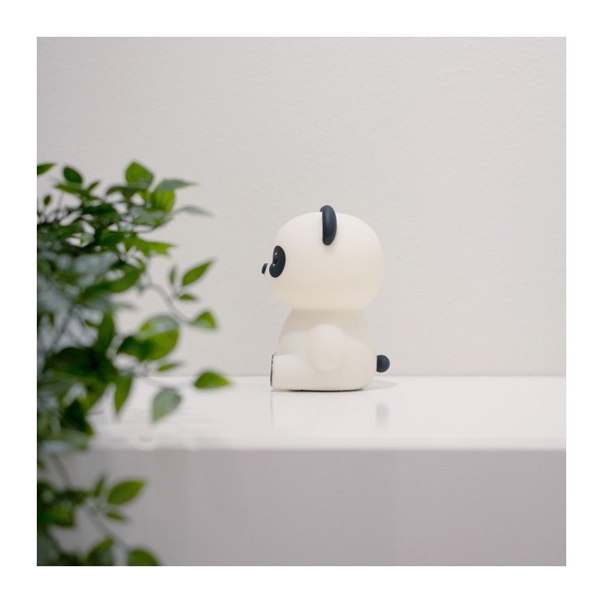 MegaLight - LED RGB Dimmable rechargeable children's touch lamp PADDY PANDA LED/5V