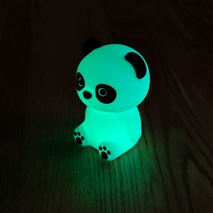 MegaLight - LED RGB Dimmable rechargeable children's touch lamp PADDY PANDA LED/5V