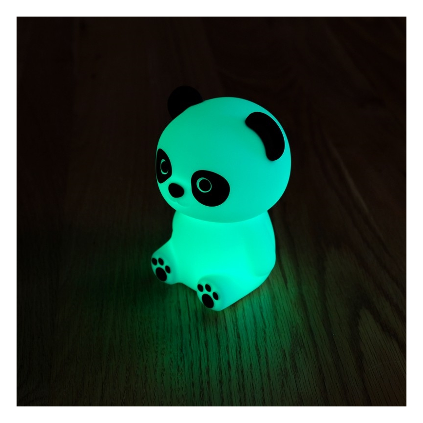 MegaLight - LED RGB Dimmable rechargeable children's touch lamp PADDY PANDA LED/5V