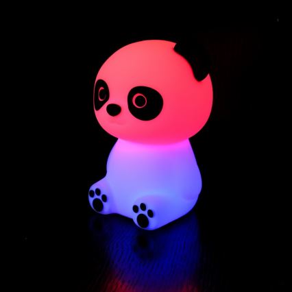 MegaLight - LED RGB Dimmable rechargeable children's touch lamp PADDY PANDA LED/5V