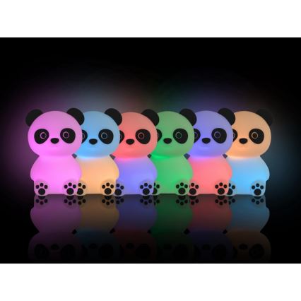 MegaLight - LED RGB Dimmable rechargeable children's touch lamp PADDY PANDA LED/5V