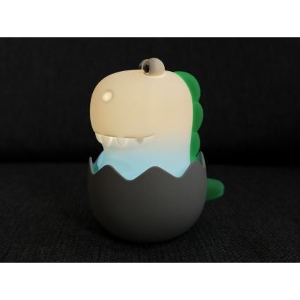 MegaLight - LED RGB Dimmable rechargeable children's touch lamp DIGGY DINO LED/5V