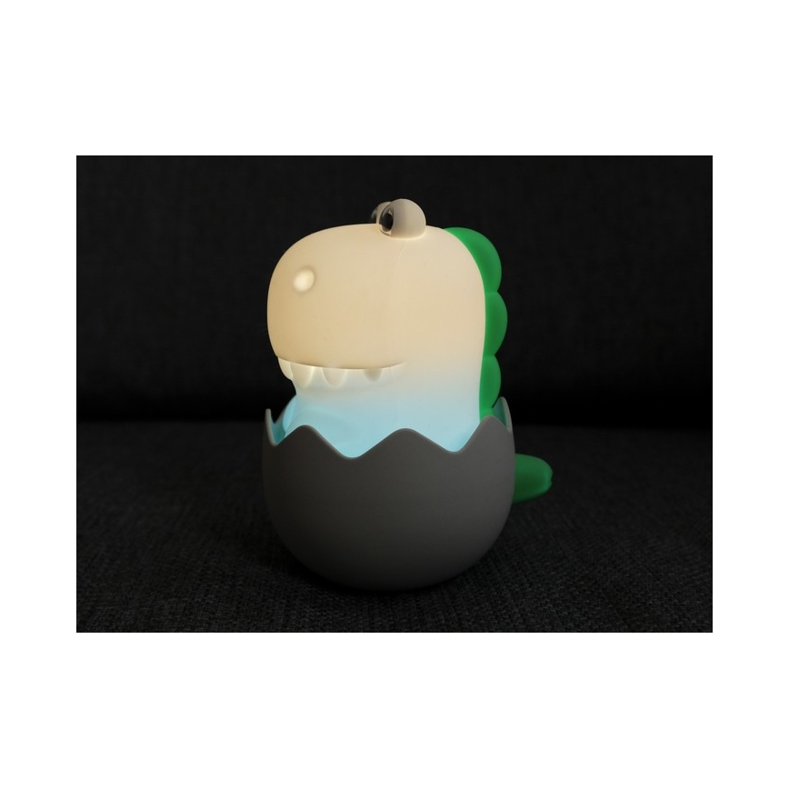 MegaLight - LED RGB Dimmable rechargeable children's touch lamp DIGGY DINO LED/5V