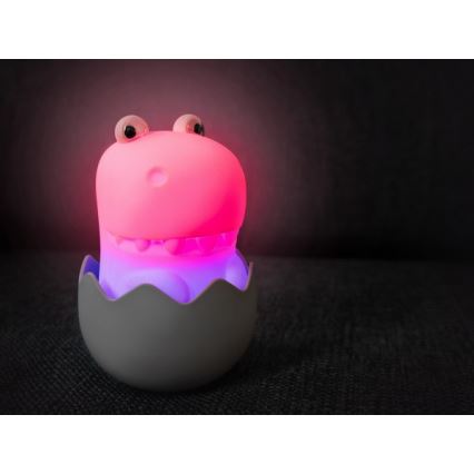 MegaLight - LED RGB Dimmable rechargeable children's touch lamp DIGGY DINO LED/5V