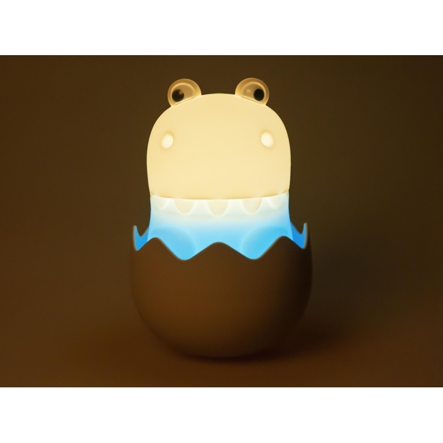 MegaLight - LED RGB Dimmable rechargeable children's touch lamp DIGGY DINO LED/5V