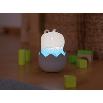 MegaLight - LED RGB Dimmable rechargeable children's touch lamp DIGGY DINO LED/5V